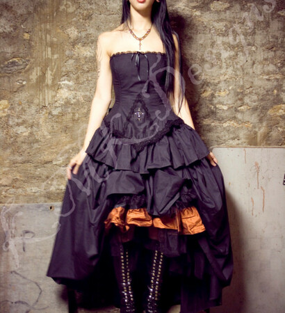 gothic, dark and dresses