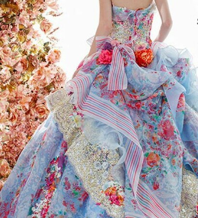 mariage, design and robe romantique