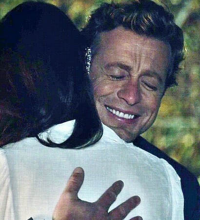simon baker, the mentalist and robin tunney