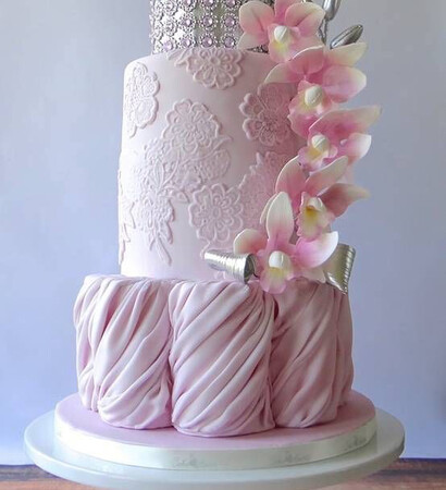 pink, crystals and flowers