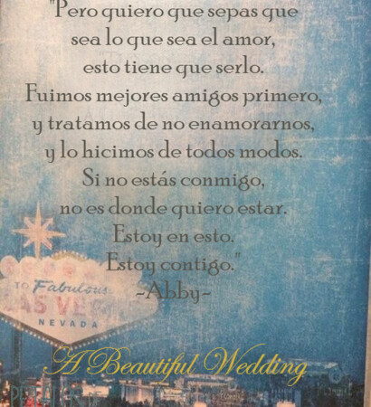 a beautiful wedding, frase and book
