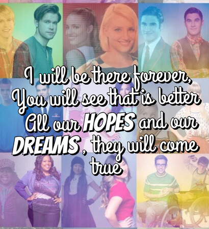 glee, jonas brothers and please be mine