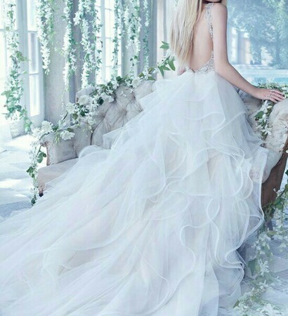 dress, organza and fashion