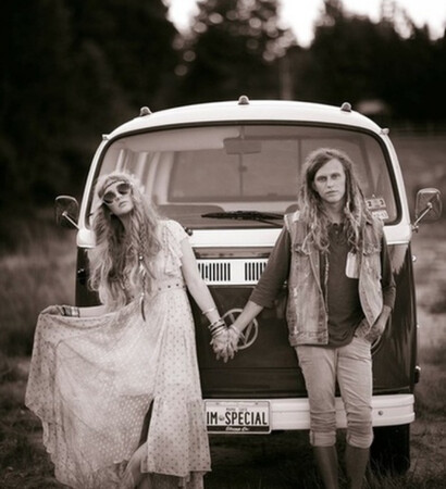 peace, van and hippie