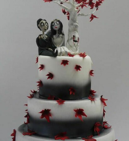 cute, boda and wedding cake