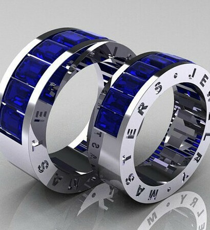 white gold, etsy and sapphires