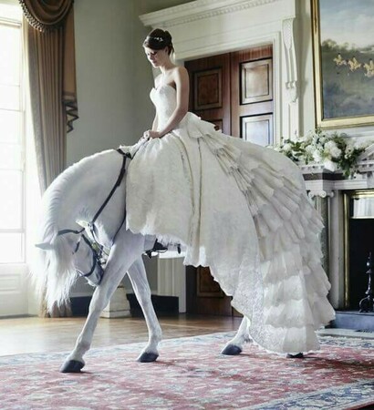 beautiful, wedding dress and wonderful