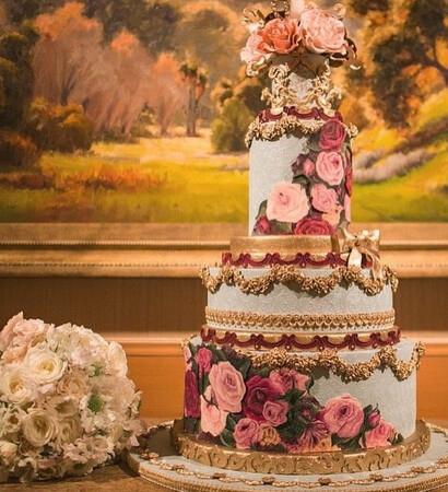 pink, garden and bridesmaids