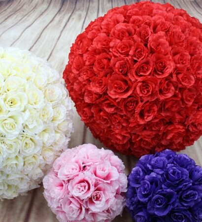 silk, flowers and centerpieces