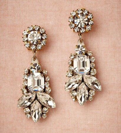 statement, earrings and diamonds