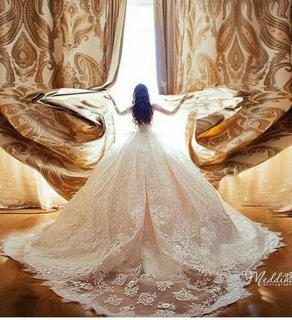 wedding dress, bride and beautiful wedding dress