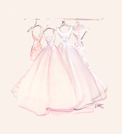 disegni, dress and sketches