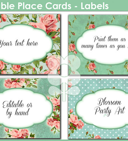 floral, vintage and party
