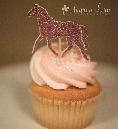 pink glitter, bridal shower and wedding decorations