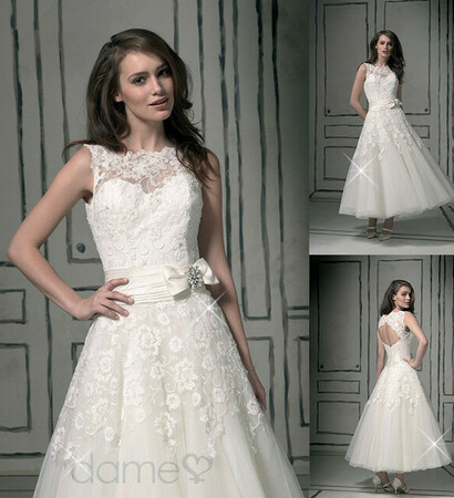 short wedding dress, brautkleider and dameo.de