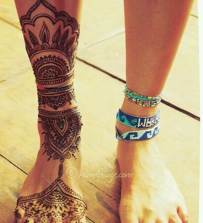 body art, henna tattoo and girl