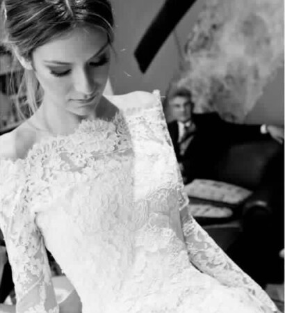 black n white, elegant gown and perfect