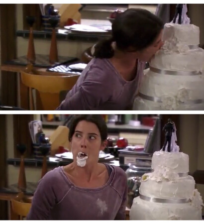 scherbatsky, cake and robin