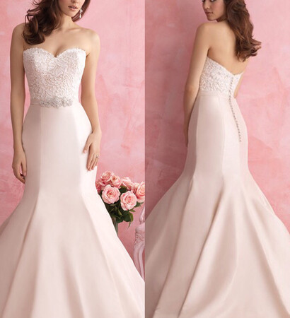 beaded belt, lace and mermaid dress