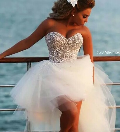 floral hair style, wedding gown and fashion