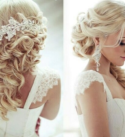 hair styles, bride and hair