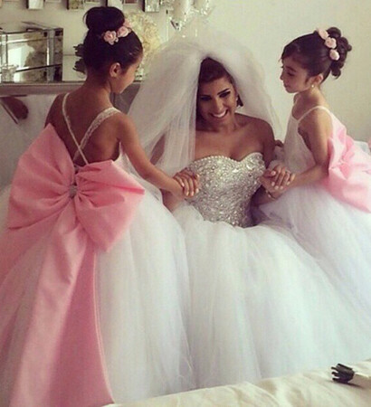 mother and daughter, pink and beautiful