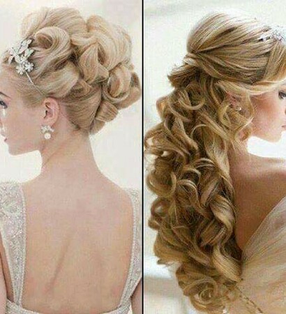 boucle, mariage and coiff