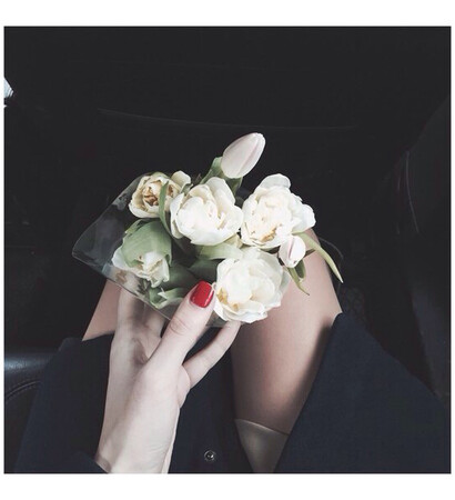 nails, beautiful and flower