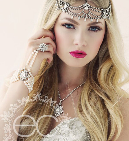 wedding day, jewellery and makeup