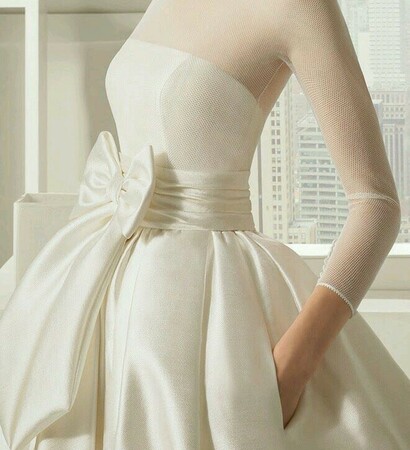 withe, dress and pockets