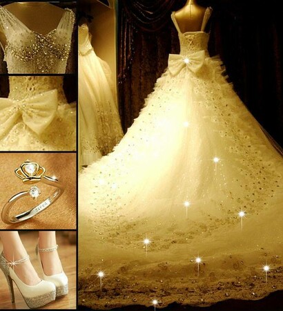 wedding dress, charming wedding dress and dress