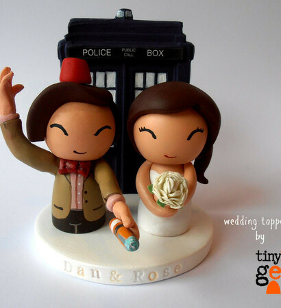 tiny little geeks, matt smith and tardis