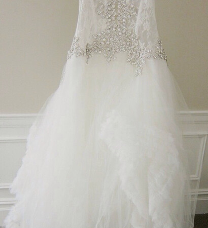 white, bridal and gown