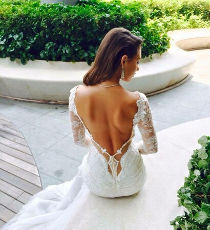wedding dress, fashion and open