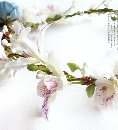 hair accessory, flower crown and flower