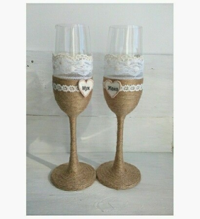 hande made, glasses and rustic