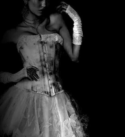 scary, evil and wedding dress