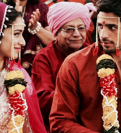bride, groom and desi