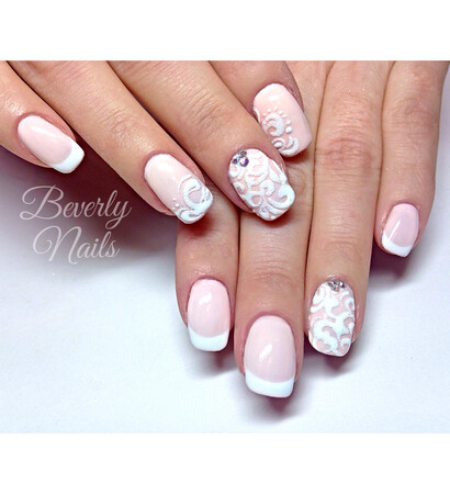 nailart, френч and nailsart