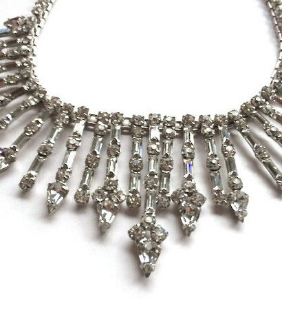 statement necklace, vintage and jewelry