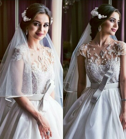 wedding dress, azerbaijan girl and luxury