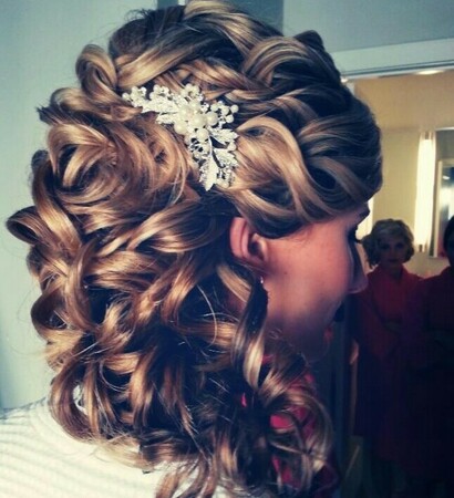 sparkle, clip and curled