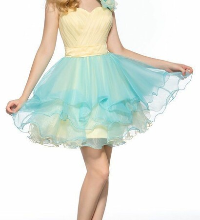 Prom, gown and blue dress