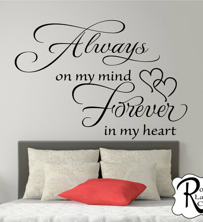weddings, bedroom and wall decal