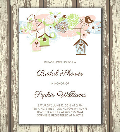 print, flowers and bridal shower