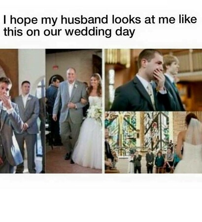 look, aww and wedding day