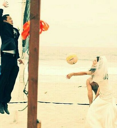 volleyball, just married and love