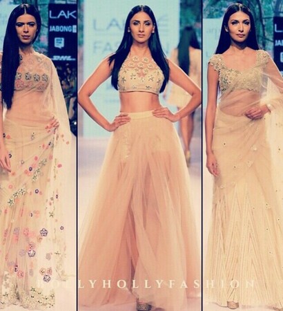bridal, cream and saree