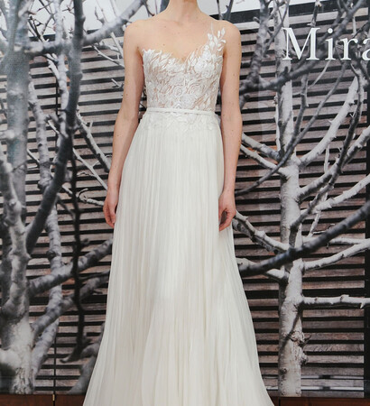 mira zwillinger, wedding dress and white
