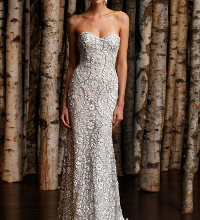 white, naeem khan and wedding dress
